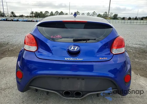 2013 Hyundai Veloster Turbo из США, поврежденный, VIN KMHTC6AEXDU167428